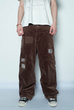 Load image into Gallery viewer, Camo Patch Corduroy Pants
