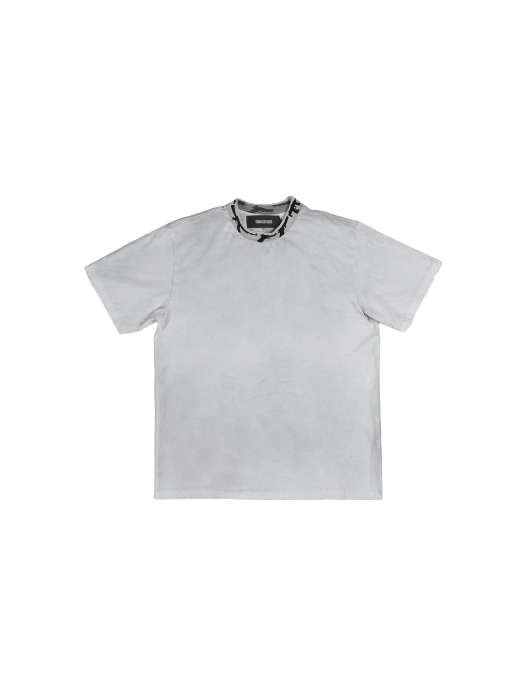 Dye Gun Collar Tee （Grey）