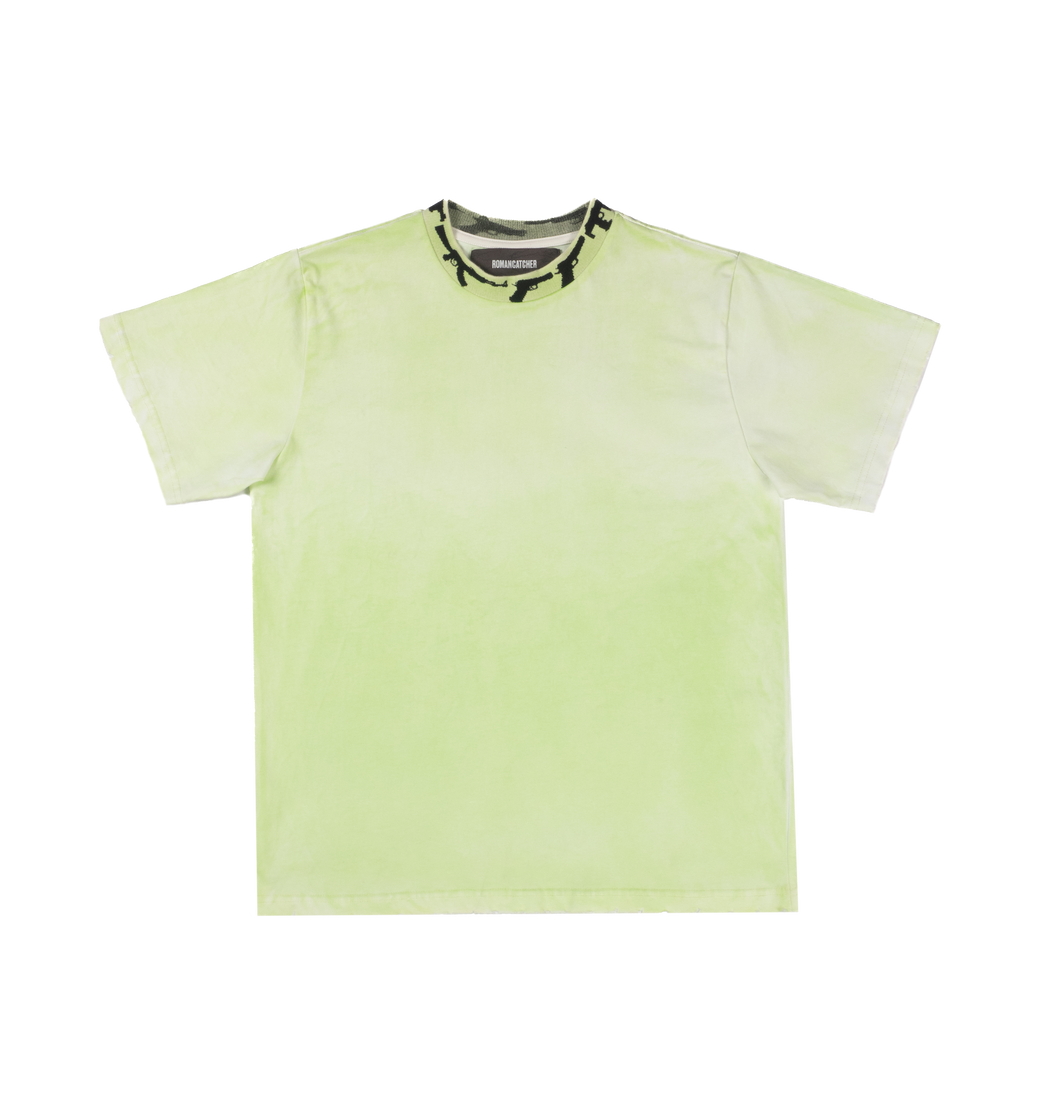 Dye Gun Collar Tee （Green）