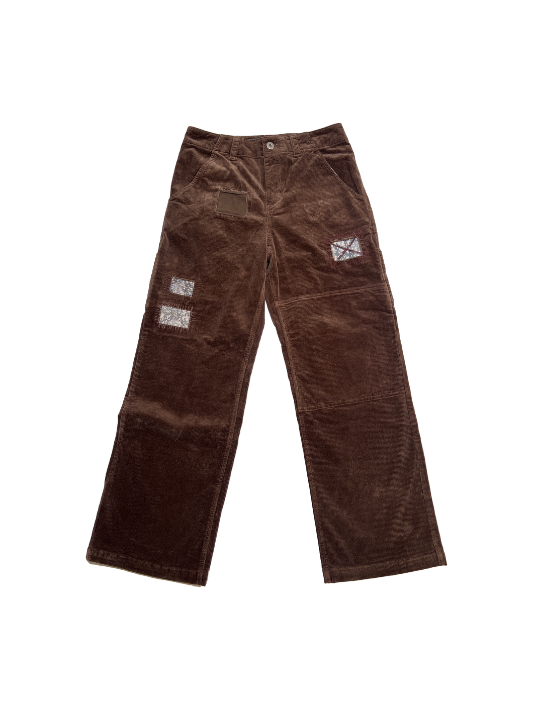 Camo Patch Corduroy Pants